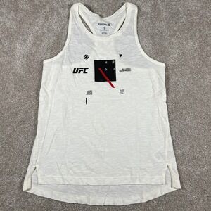 Reebok UFC HRSD‎ Honor Tank Top Womens Small White Ultimate Combat Grade Product
